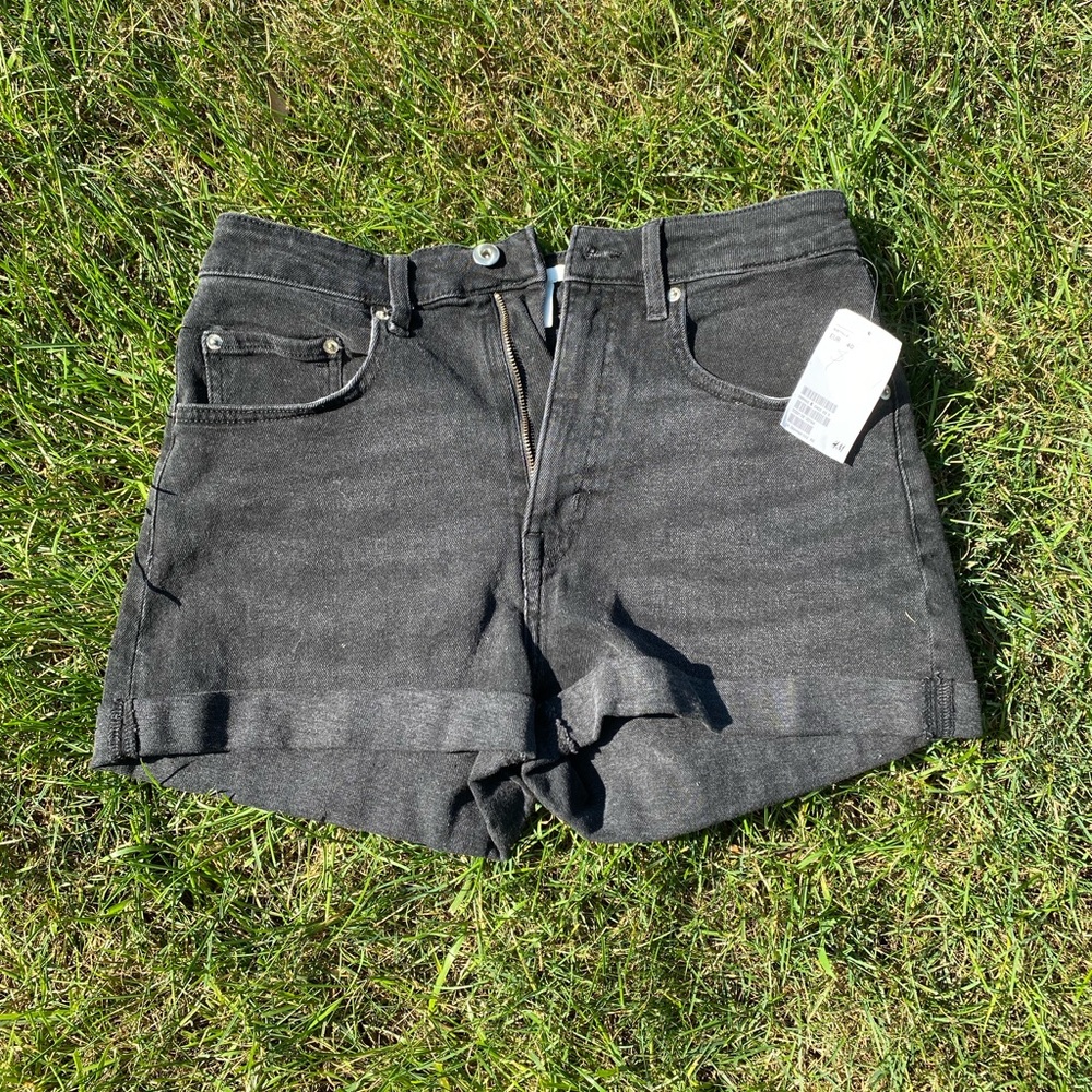 H&M High Waist Denim Shorts